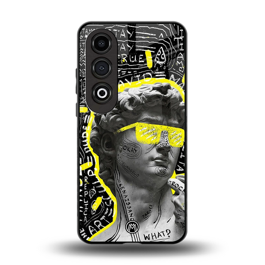 david of michelangelo back phone cover | glass case for oneplus nord ce 4