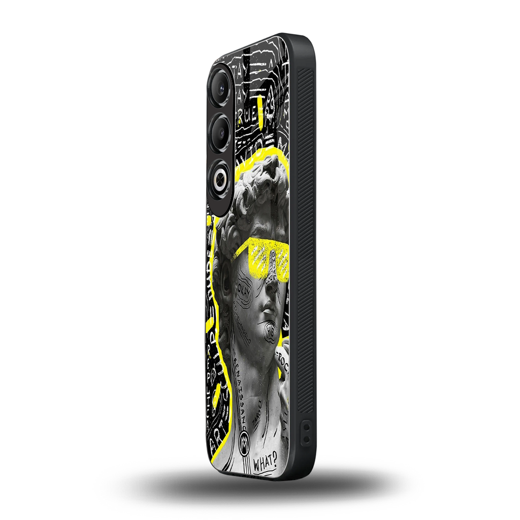 david of michelangelo back phone cover | glass case for oneplus nord ce 4