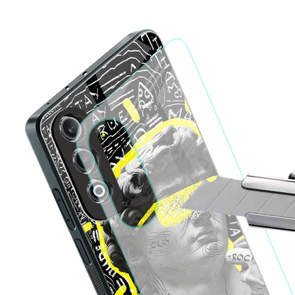 david of michelangelo back phone cover | glass case for oneplus nord ce 4