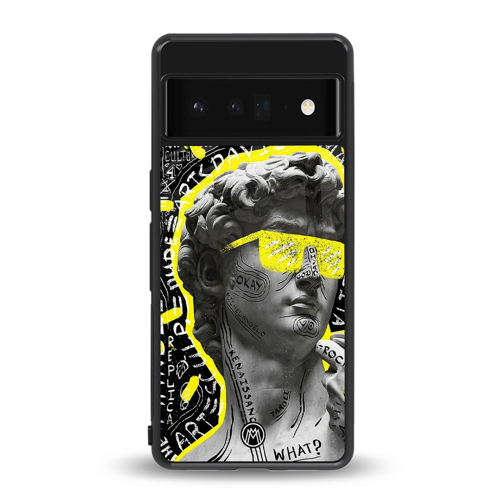 david of michelangelo back phone cover | glass case for google pixel 6 pro