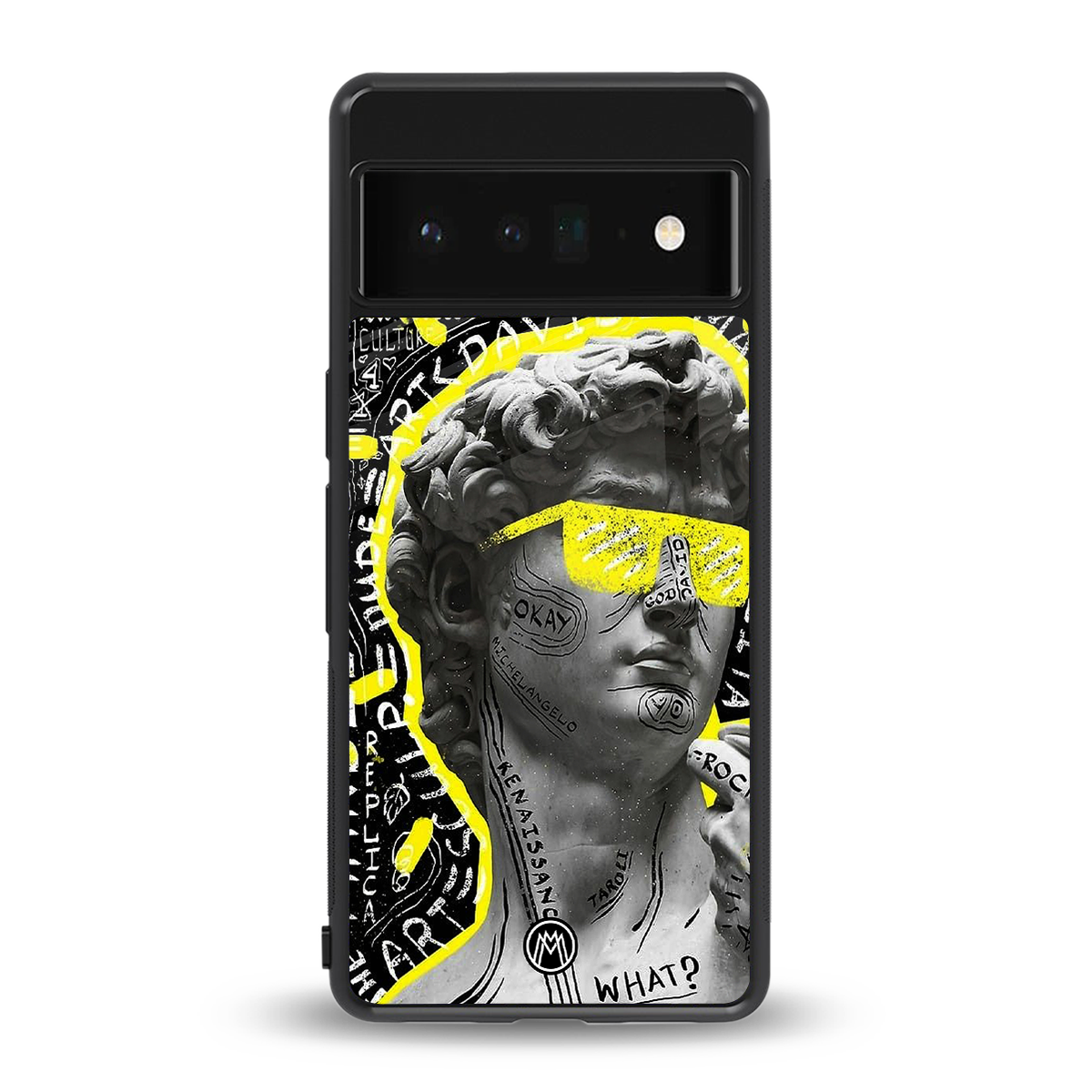 david of michelangelo back phone cover | glass case for google pixel 6 pro