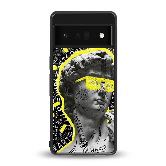 david of michelangelo back phone cover | glass case for google pixel 6 pro