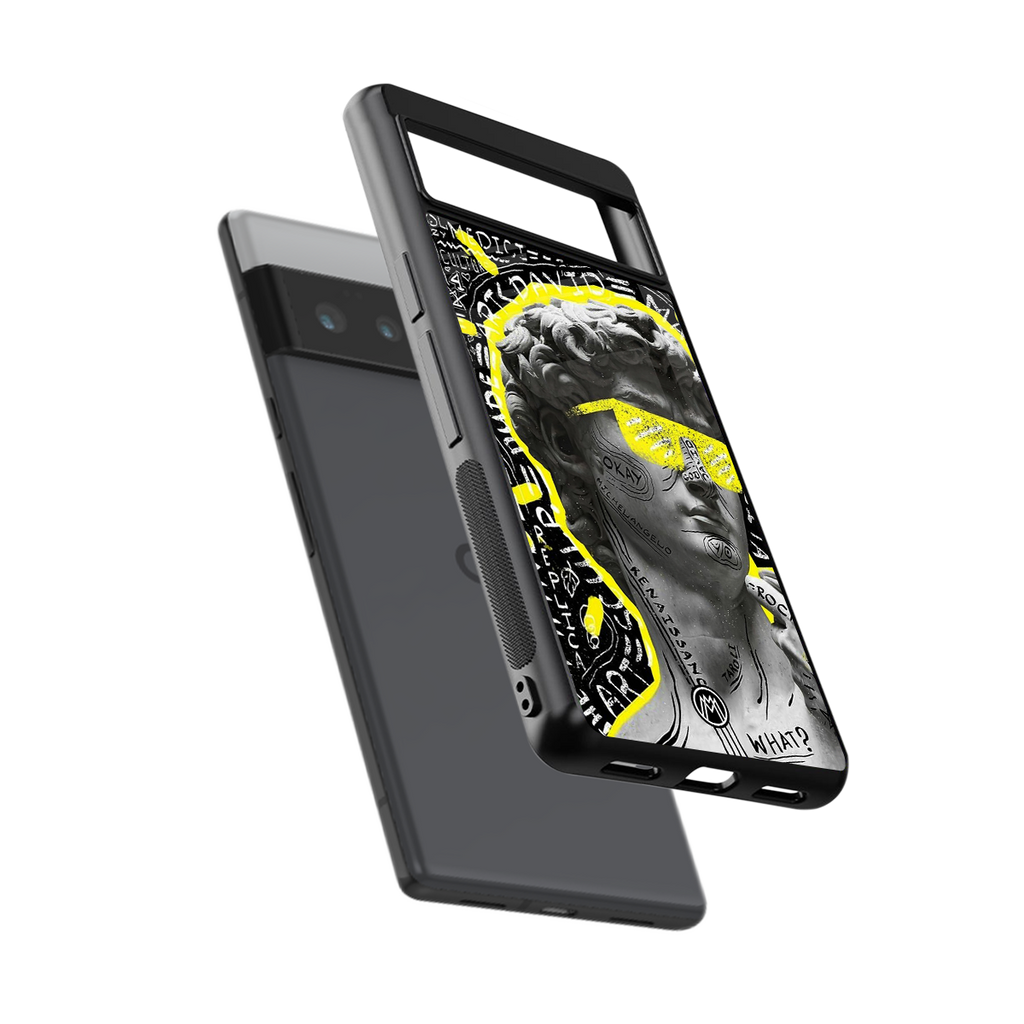 david of michelangelo back phone cover | glass case for google pixel 6 pro