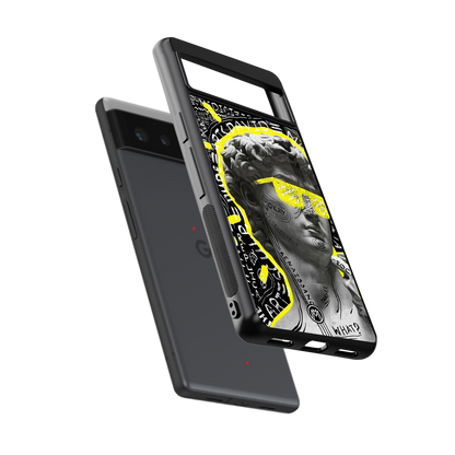 david of michelangelo back phone cover | glass case for google pixel 6