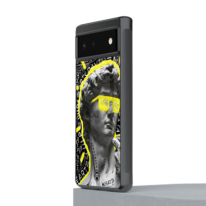 david of michelangelo back phone cover | glass case for Google Pixel 6A