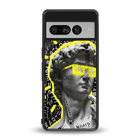 david of michelangelo back phone cover | glass case for google pixel 7 pro