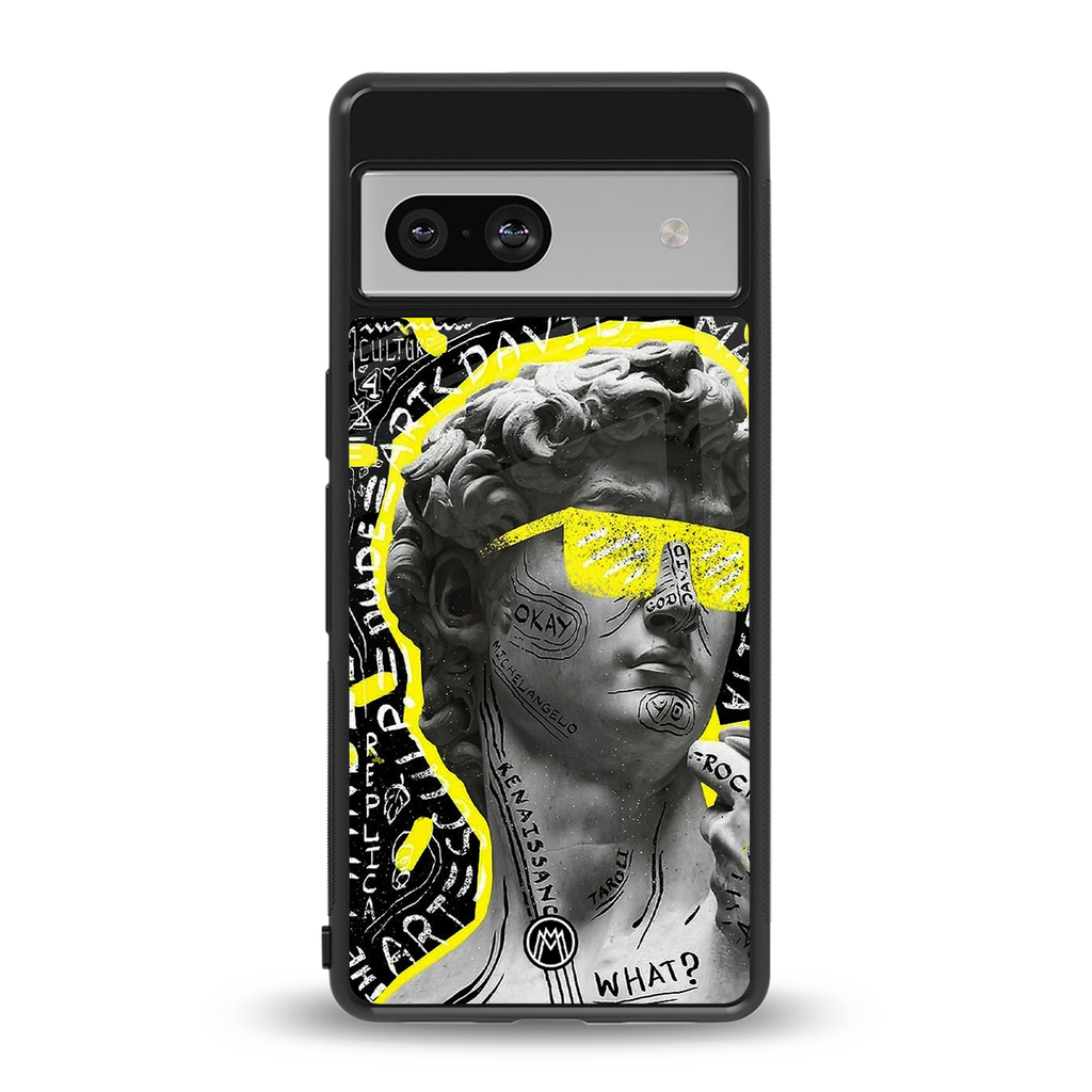 david of michelangelo back phone cover | glass case for Google Pixel 7