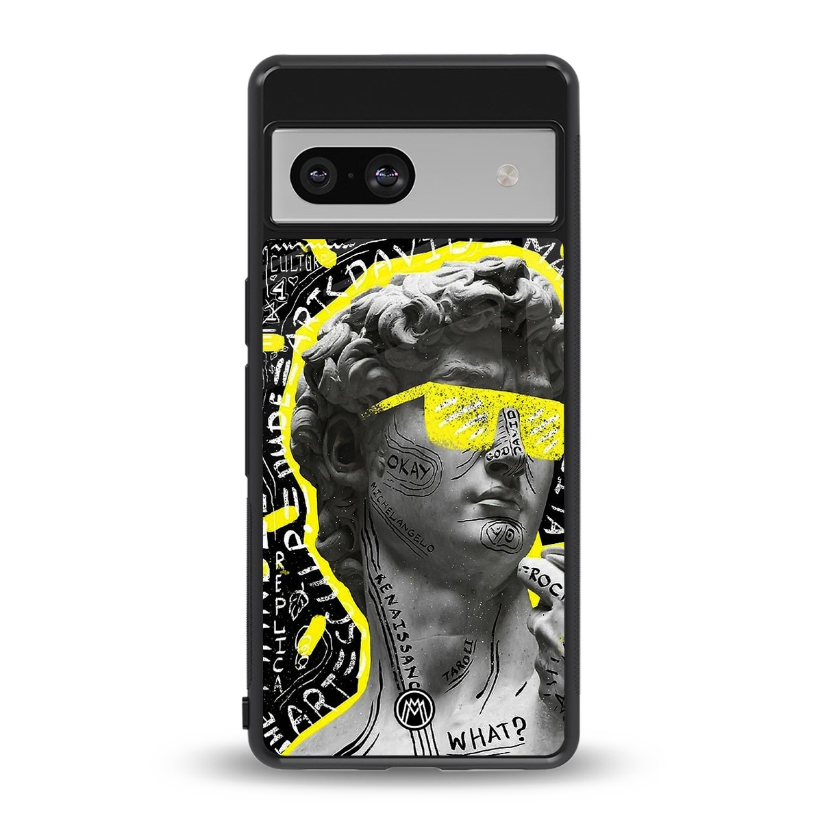 david of michelangelo back phone cover | glass case for Google Pixel 7