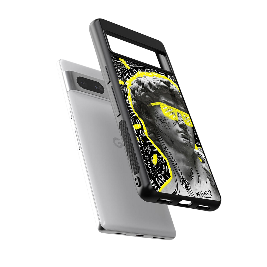 david of michelangelo back phone cover | glass case for Google Pixel 7