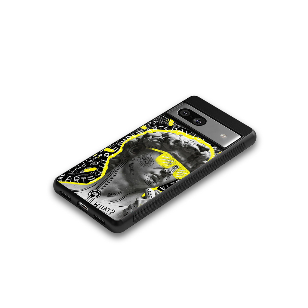 david of michelangelo back phone cover | glass case for Google Pixel 7