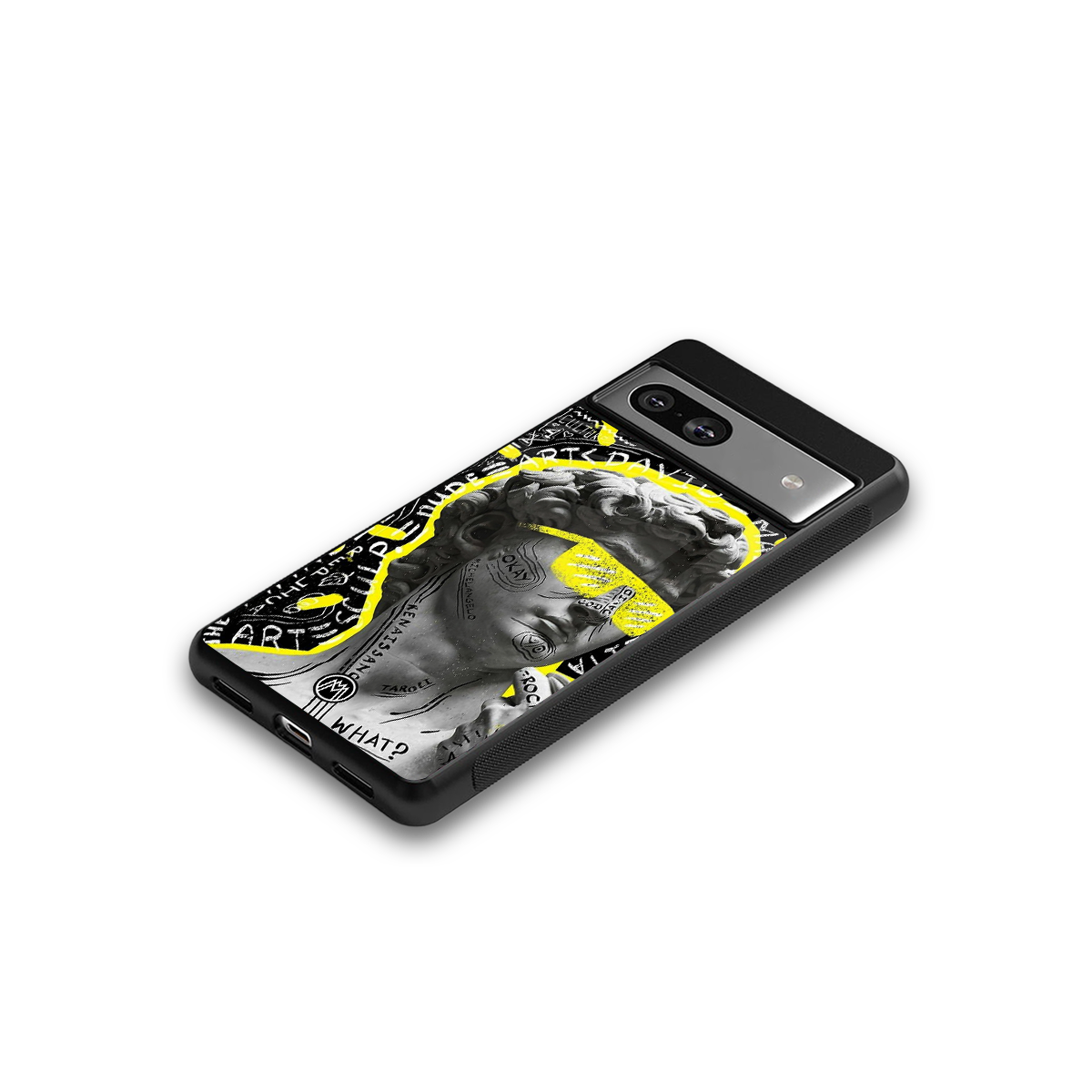 david of michelangelo back phone cover | glass case for Google Pixel 7