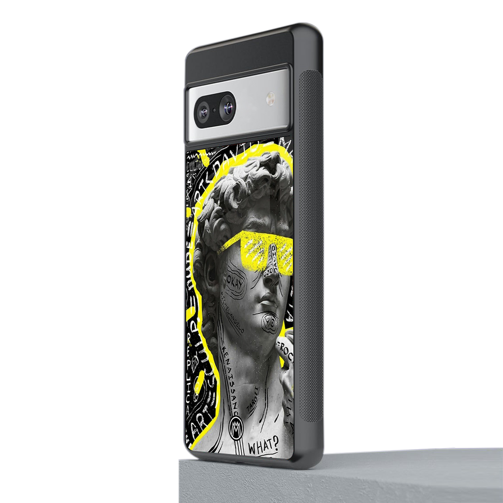 david of michelangelo back phone cover | glass case for Google Pixel 7