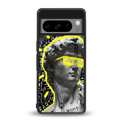 david of michelangelo back phone cover | glass case for google pixel 8 pro