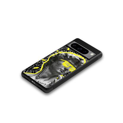 david of michelangelo back phone cover | glass case for google pixel 8 pro