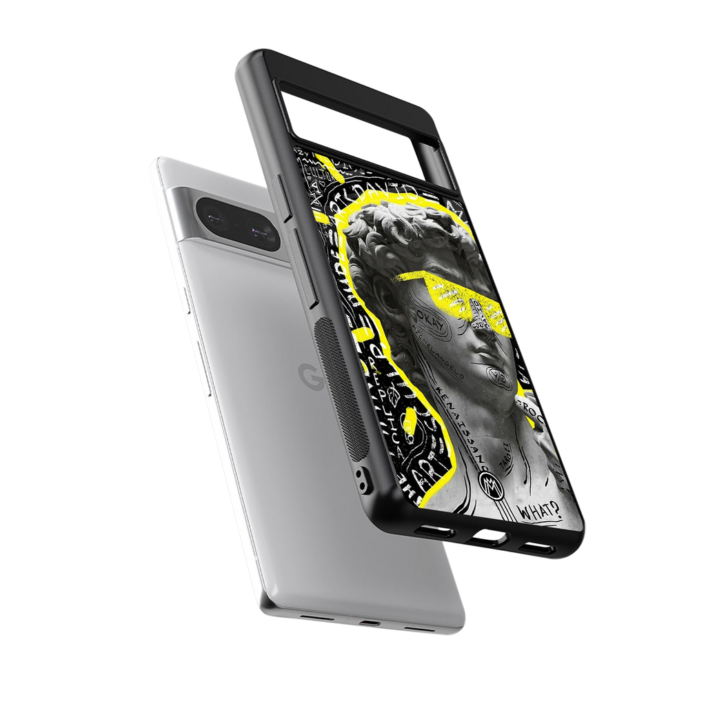 david of michelangelo back phone cover | glass case for Google Pixel 8