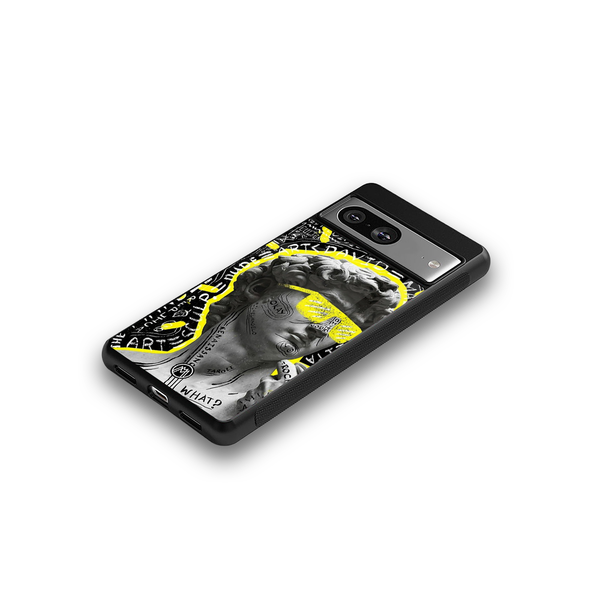 david of michelangelo back phone cover | glass case for Google Pixel 8