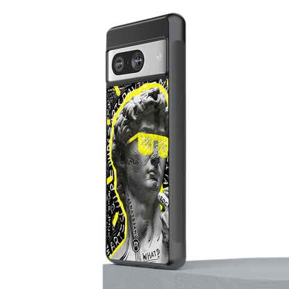 david of michelangelo back phone cover | glass case for Google Pixel 8