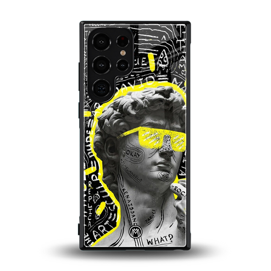 david of michelangelo back phone cover | glass case for samsung galaxy s24 ultra