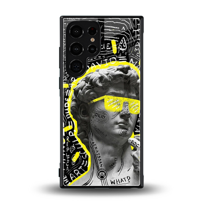 david of michelangelo back phone cover | glass case for samsung galaxy s23 ultra