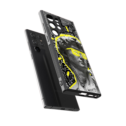 david of michelangelo back phone cover | glass case for samsung galaxy s23 ultra