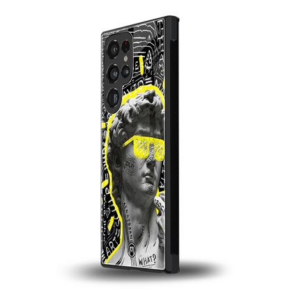 david of michelangelo back phone cover | glass case for samsung galaxy s23 ultra