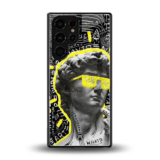 david of michelangelo back phone cover | glass case for samsung galaxy s25 ultra