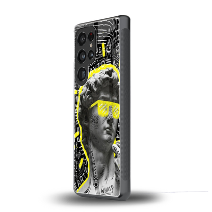 david of michelangelo back phone cover | glass case for samsung galaxy s25 ultra