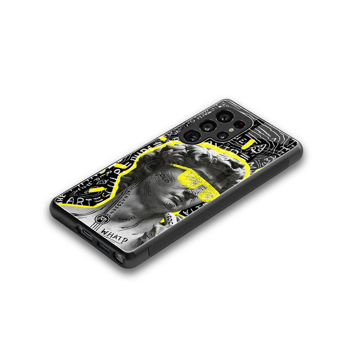david of michelangelo back phone cover | glass case for samsung galaxy s25 ultra