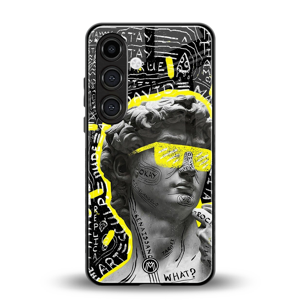 david of michelangelo back phone cover | glass case for samsung galaxy s24