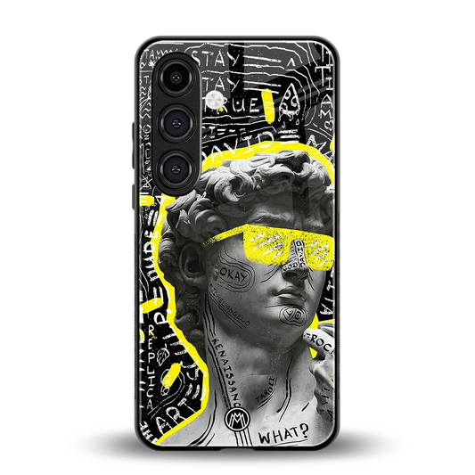 david of michelangelo back phone cover | glass case for samsung galaxy s23 plus