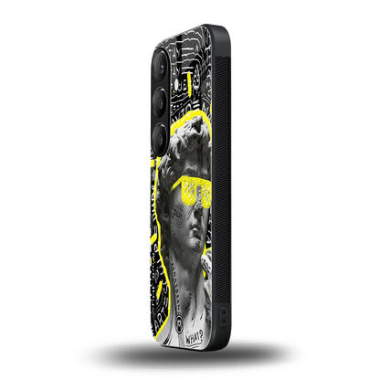 david of michelangelo back phone cover | glass case for samsung galaxy s24 fe
