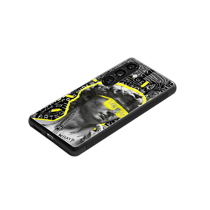 david of michelangelo back phone cover | glass case for samsung galaxy s24 fe