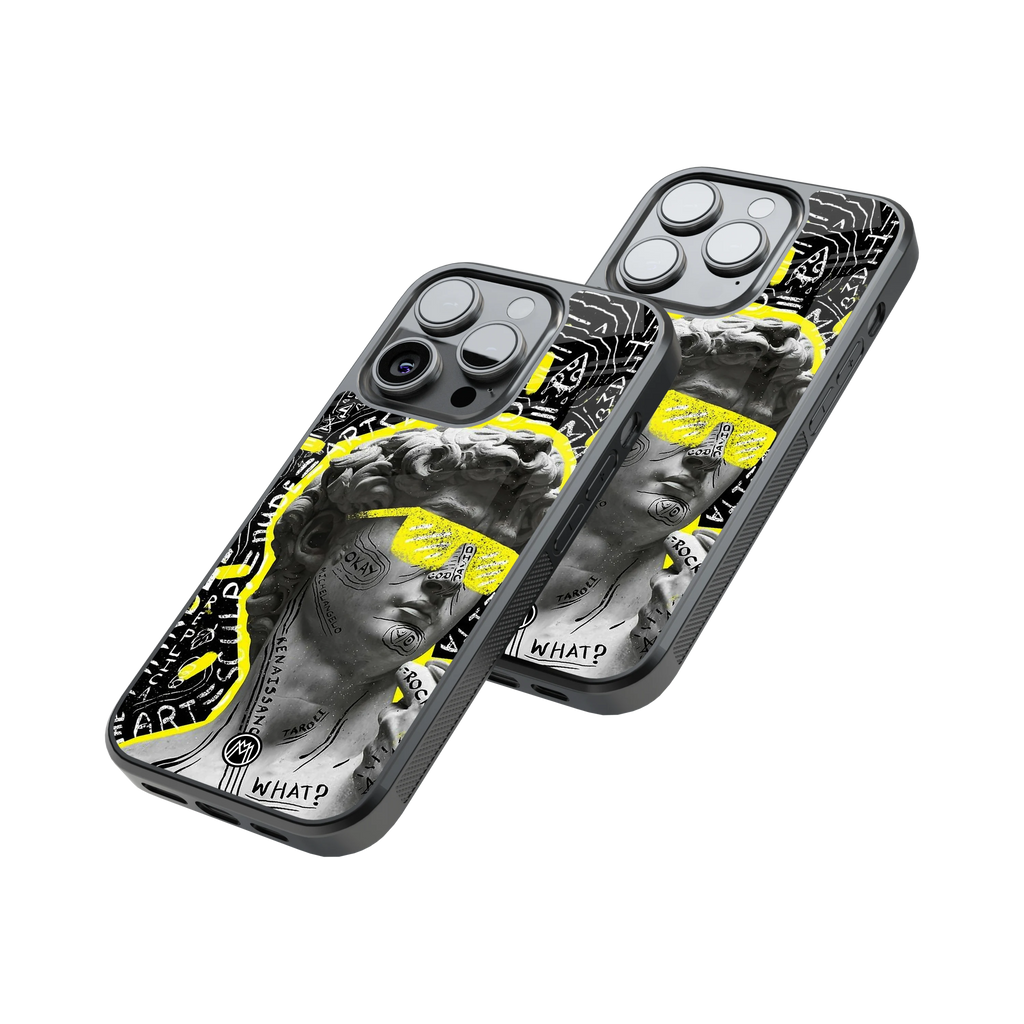 Protective Glass Back Phone Case Compatible with iPhone, Samsung, OnePlus, Pixel & More