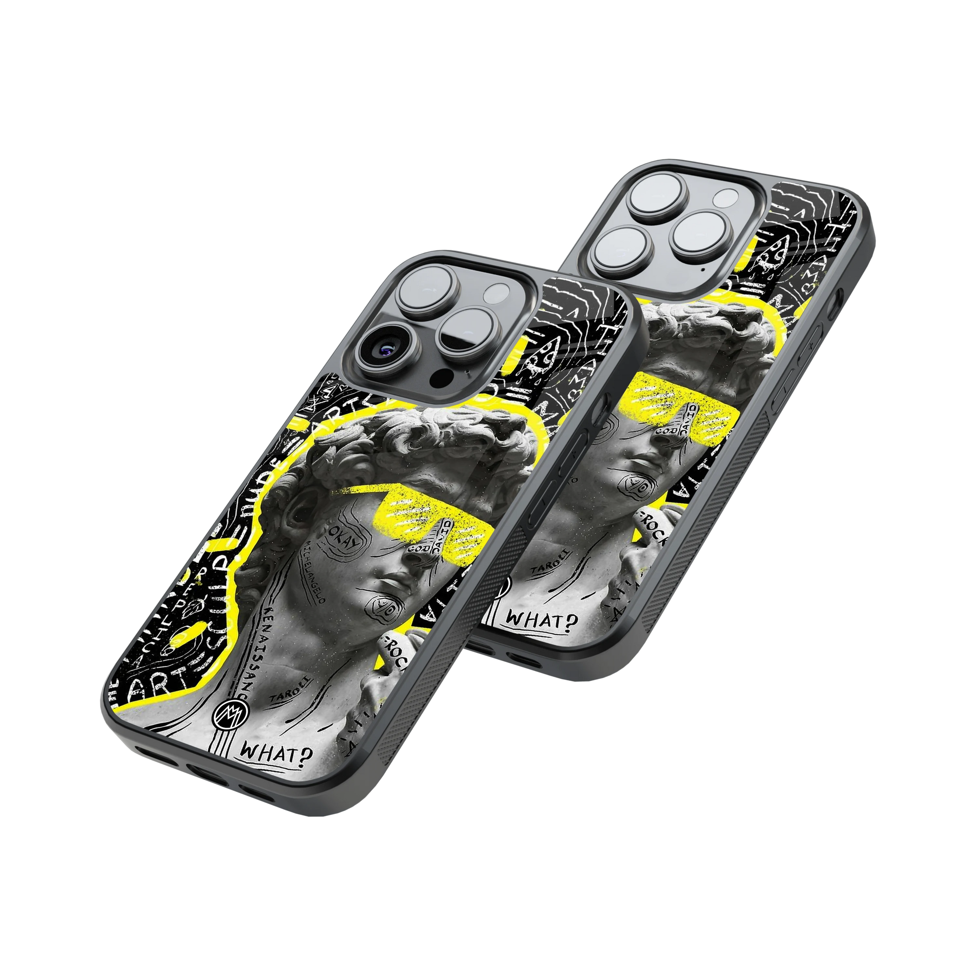 Protective Glass Back Phone Case Compatible with iPhone, Samsung, OnePlus, Pixel & More