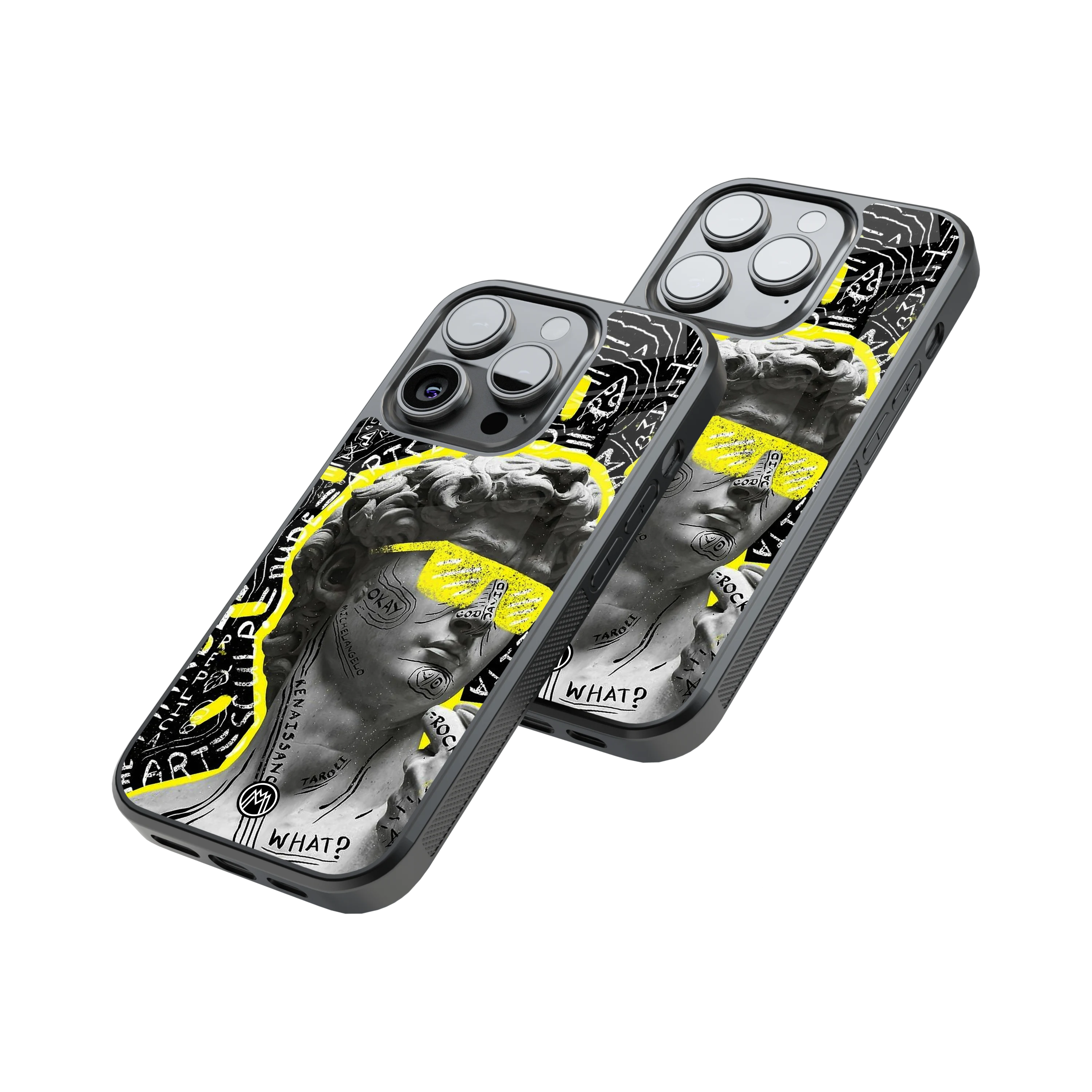 Protective Glass Back Phone Case Compatible with iPhone, Samsung, OnePlus, Pixel & More