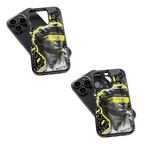 Trendy Glass Back Mobile Case for iPhone, Samsung, Redmi, OnePlus, Google Pixel, Motorola