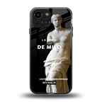 de milo back phone cover | glass case for iphone 13 mini