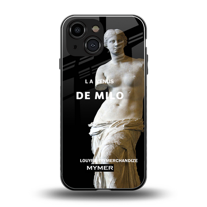 de milo back phone cover | glass case for iphone 13 mini