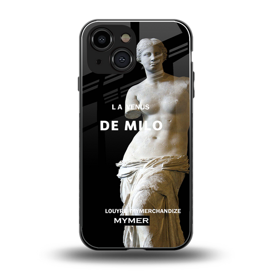 de milo back phone cover | glass case for iphone 13 mini