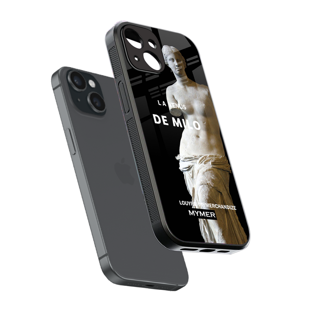 de milo back phone cover | glass case for iphone 13 mini