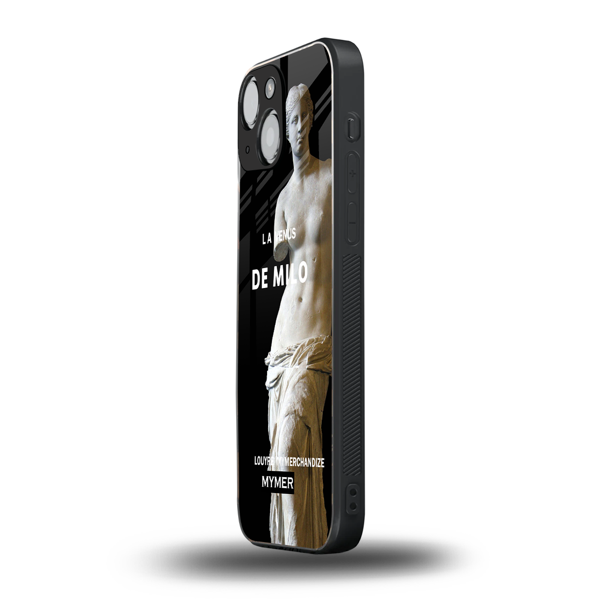 de milo back phone cover | glass case for iphone 13 mini