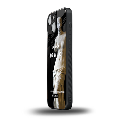de milo back phone cover | glass case for iphone 13 mini
