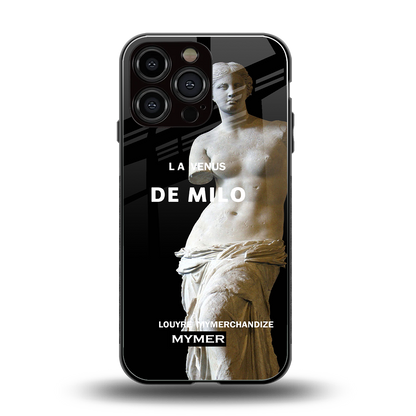 de milo back phone cover | glass case for iphone 13 pro max