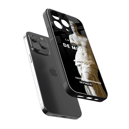 de milo back phone cover | glass case for iphone 13 pro max