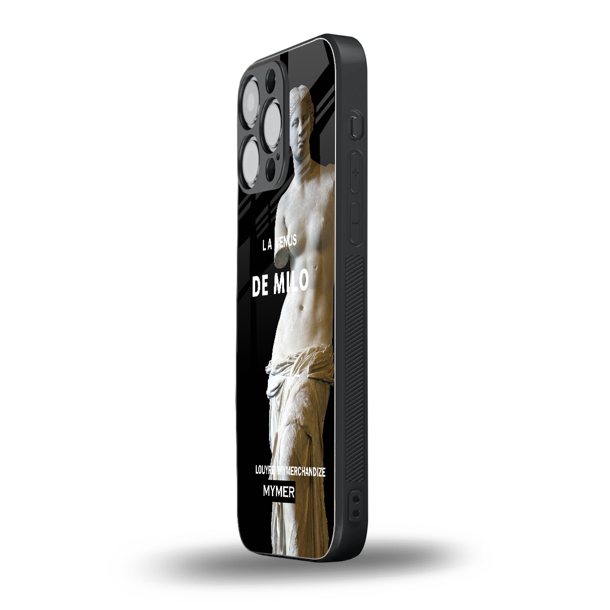 de milo back phone cover | glass case for iphone 13 pro max