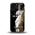 de milo back phone cover | glass case for iphone 13 pro
