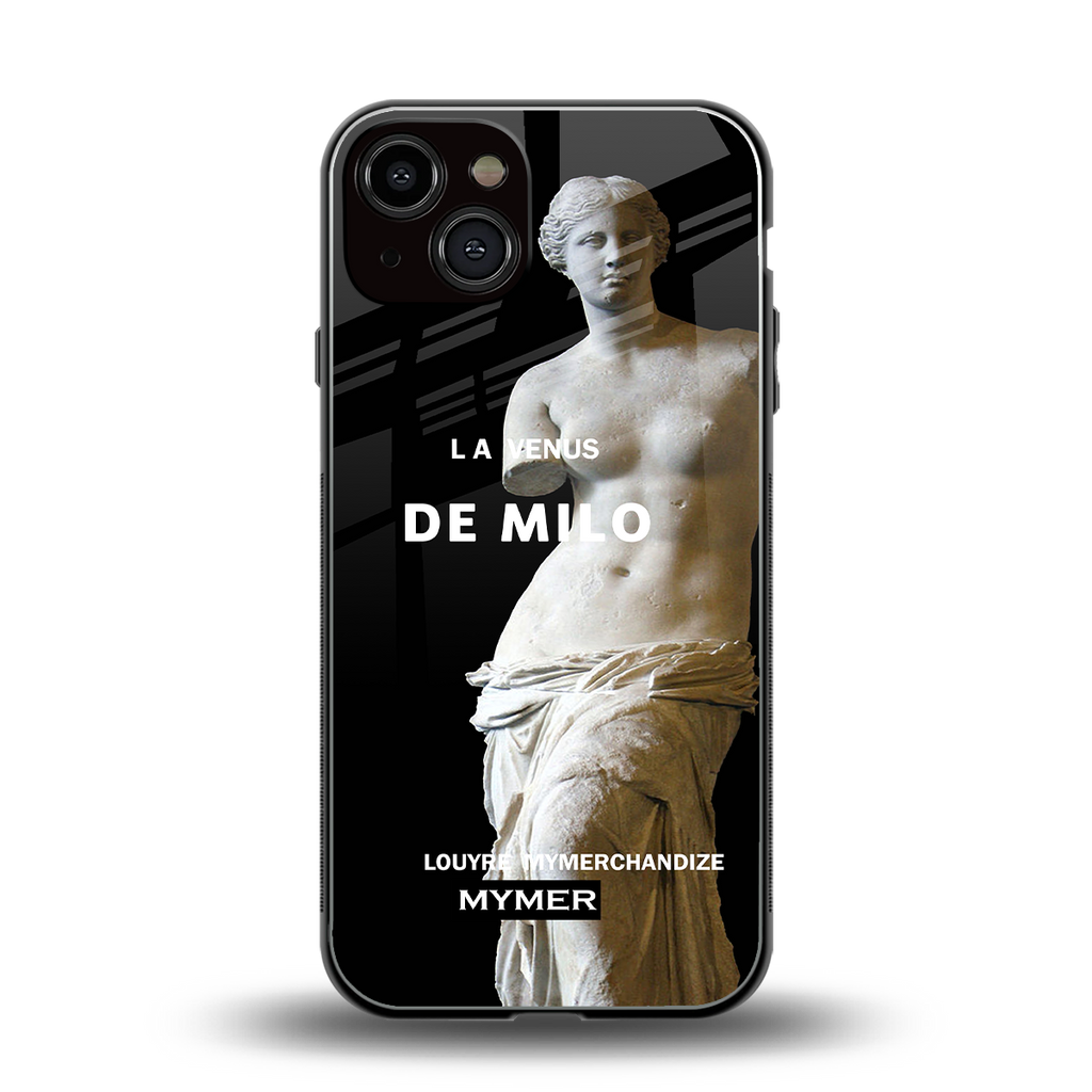 de milo back phone cover | glass case for iphone 13