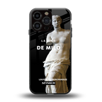 de milo back phone cover | glass case for iphone 14 pro max
