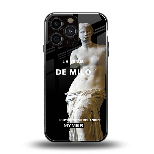 de milo back phone cover | glass case for iphone 15 pro max