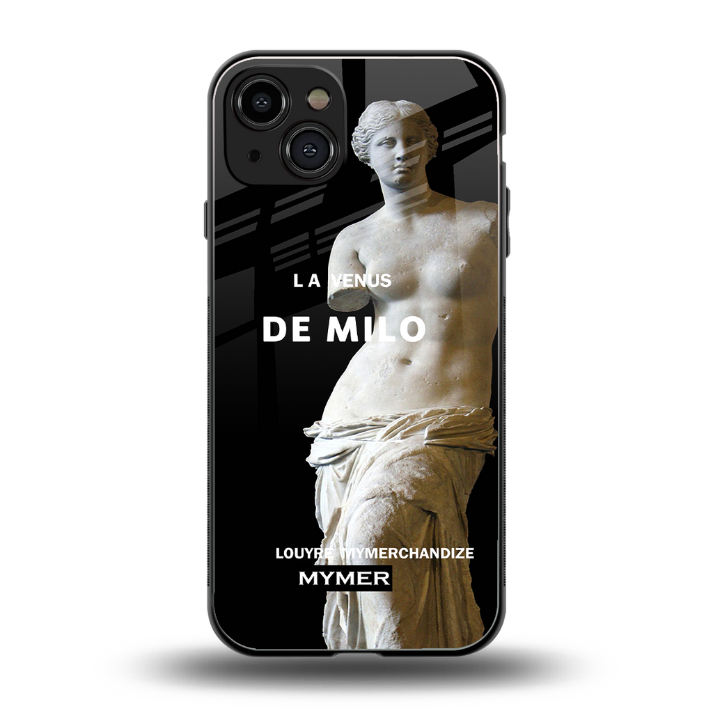 de milo back phone cover | glass case for iphone 15